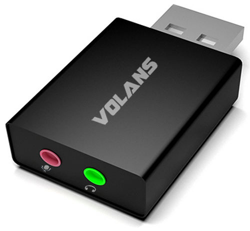 Volans Aluminium USB Audio Adapter